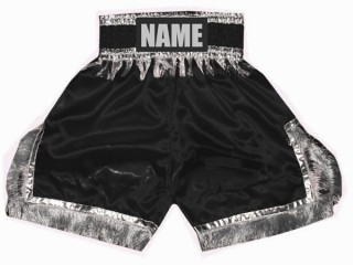 Shorts Boxe Anglaise Personnalisé : KNBSH-018-Noir